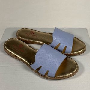 Marc Joseph New York Women's Coney Island Leather Sandal Sz 8.5